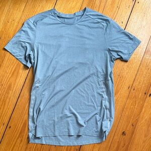 lululemon athletica Sky Blue Short Sleeve Tee